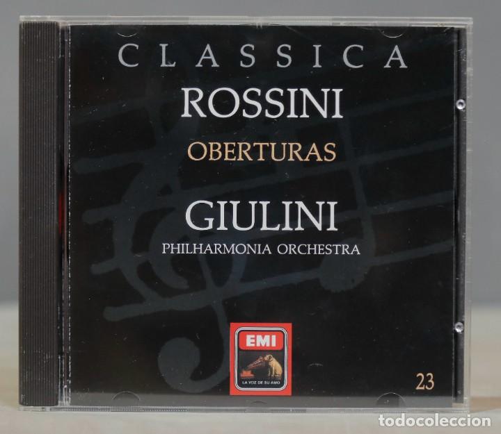 CDs de m&uacute;sica: CD. GIULINI. OBERTURAS. ROSSINI - Foto 1