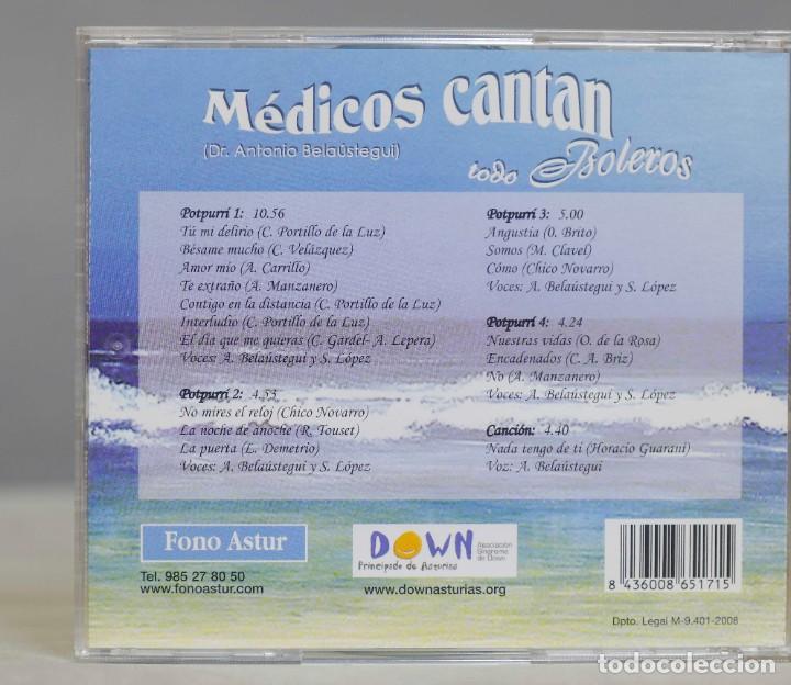 CDs de m&uacute;sica: CD. MEDICOS CANTAN TODO BOLEROS - Foto 2