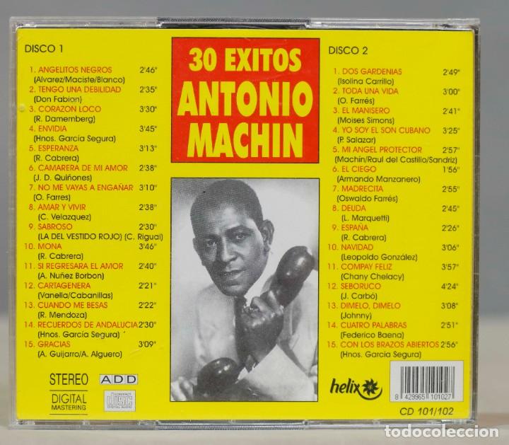 CDs de m&uacute;sica: 2 CD. MACHIN. 30 GRANDES EXITOS - Foto 2