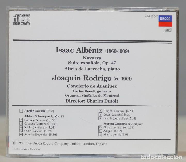 CDs de m&uacute;sica: CD. ALBENIZ. RODRIGO. DUTOIT - Foto 2