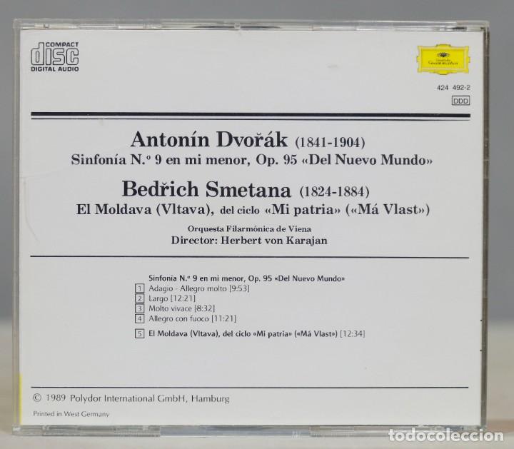 CDs de m&uacute;sica: CD. DVORAK. SMETANA. KARAJAN - Foto 2