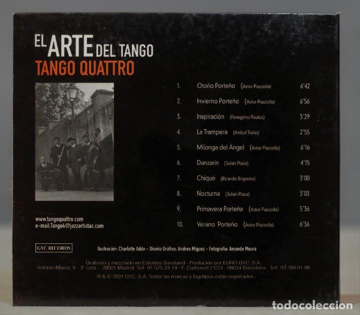 CDs de m&uacute;sica: CD. EL ARTE DEL TANGO. TANGO QUATTRO - Foto 2