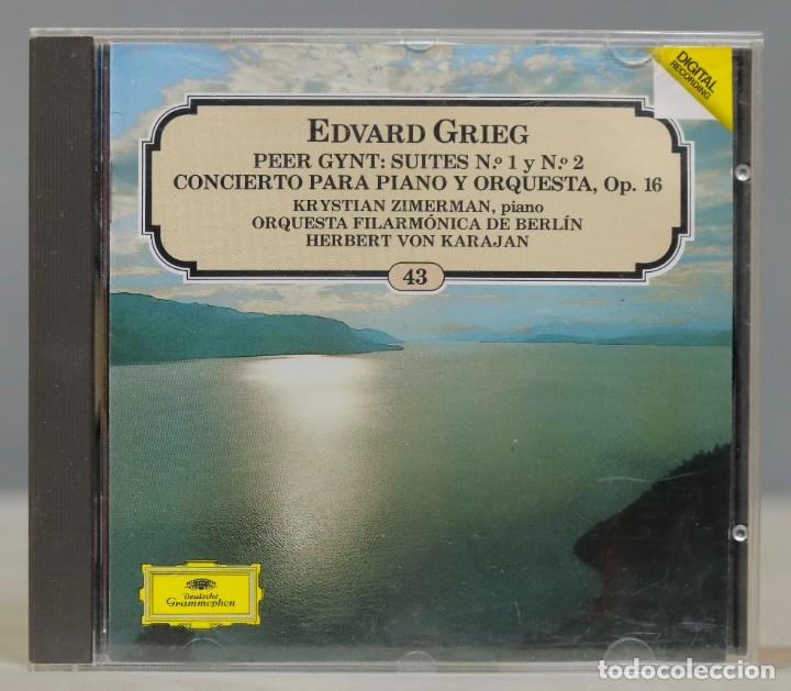 CDs de m&uacute;sica: CD. GRIEG. GYNT. KARAJAN - Foto 1