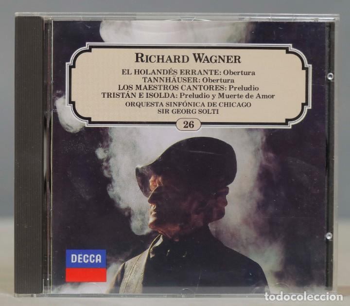CDs de m&uacute;sica: CD. WAGNER. OBERTURAS Y PRELUDIOS. SOLTI - Foto 1