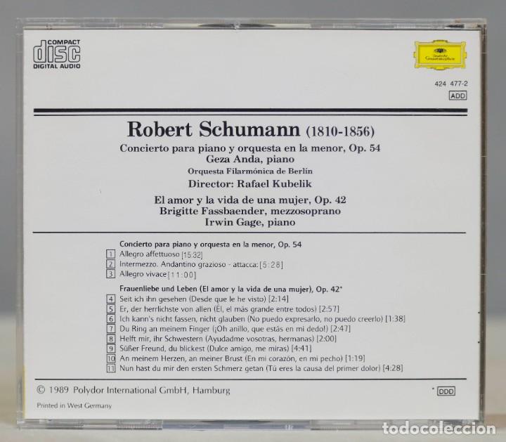 CDs de m&uacute;sica: CD. SCHUMANN. OP 54. OP 42 - Foto 2