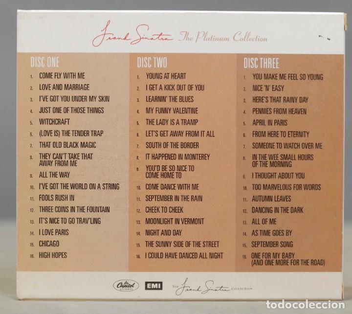 CDs de m&uacute;sica: CD. Frank Sinatra &ndash; The Platinum Collection - Foto 2