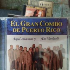 CD de Música: EL GRAN COMBO DE PUERTO RICO - AQUÍ ESTAMOS Y... ¡DE VERDAD!. Lote 353576103