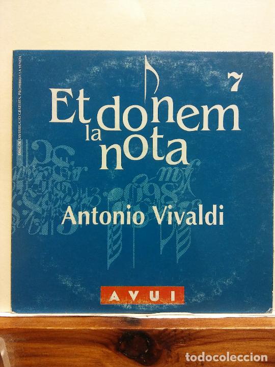 CDs de m&uacute;sica: CD. ANTONIO VIVALDI. ET DONEM LA NOTA. AVUI - Foto 1