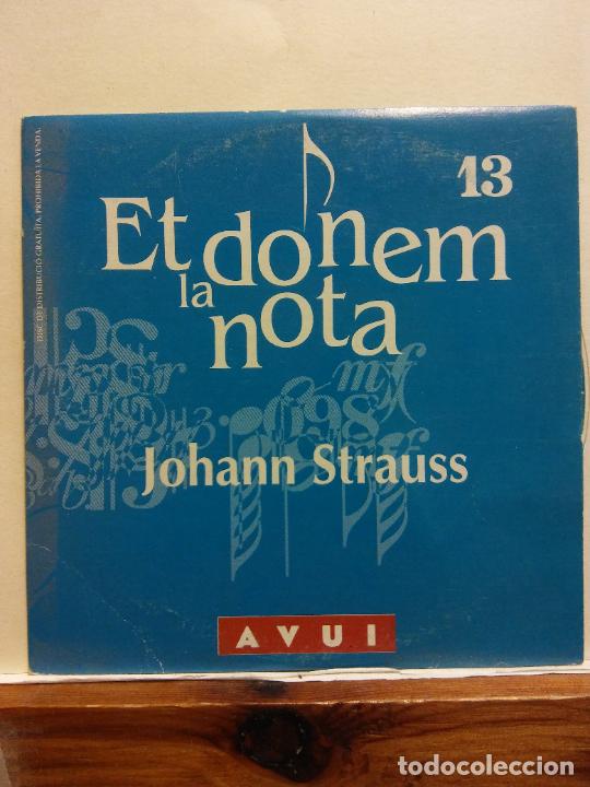 CDs de m&uacute;sica: CD. JOHANN STRAUSS. ET DONEM LA NOTA. AVUI - Foto 1