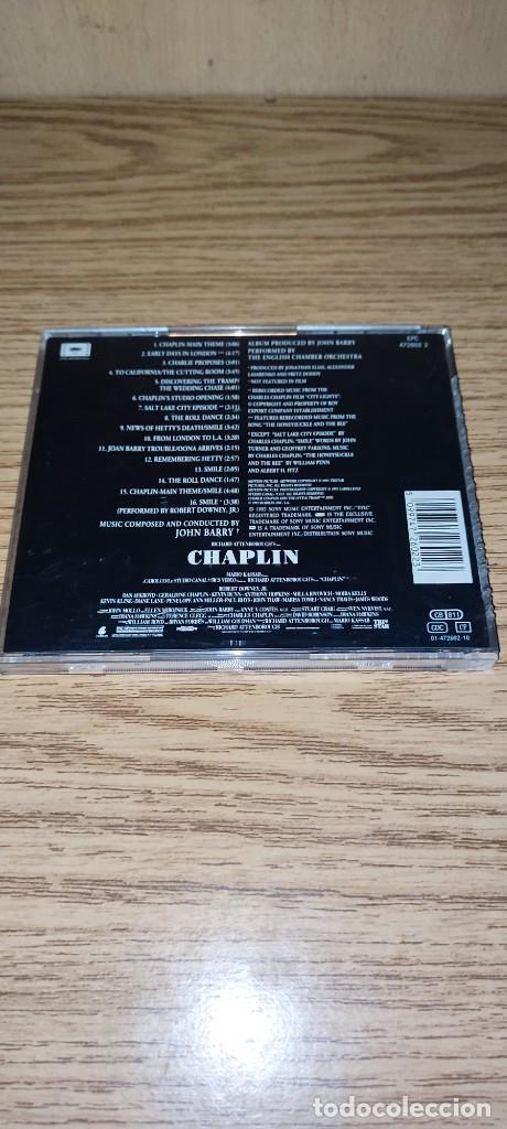 CDs de m&uacute;sica: BANDA SONORA ORIGINAL DE CHAPLIN. JOHN BARRY - Foto 2