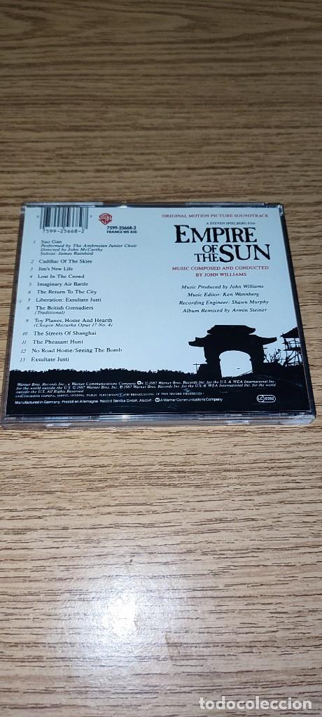 CDs de m&uacute;sica: BANDA SONORA ORIGINAL DE EL IMPERIO DEL SOL. JOHN WILLIAMS - Foto 2