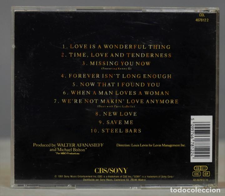 CDs de m&uacute;sica: CD. Michael Bolton &ndash; Time, Love & Tenderness - Foto 2