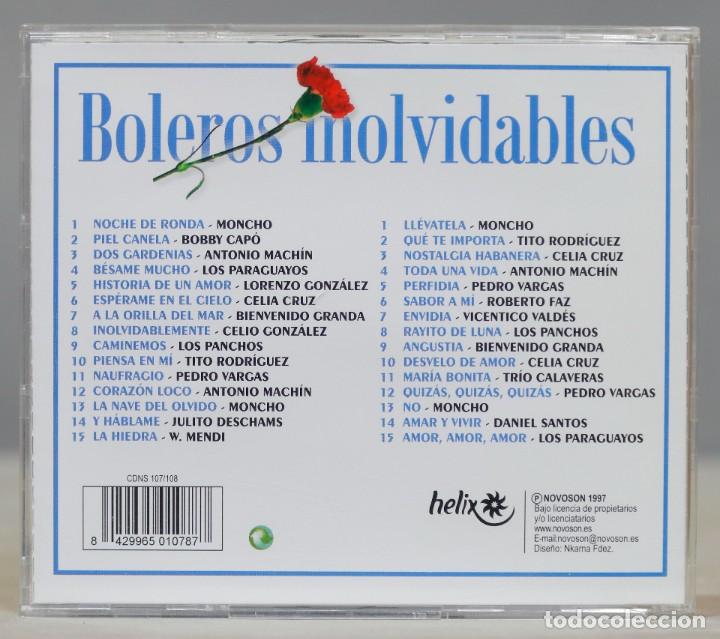 CDs de m&uacute;sica: 2 CD. 30 BOLEROS INOLVIDABLES - Foto 2
