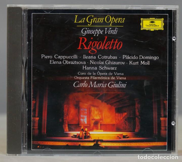 CDs de m&uacute;sica: 2 CD. Giulini &ndash; Rigoletto I Y II. VERDI - Foto 3