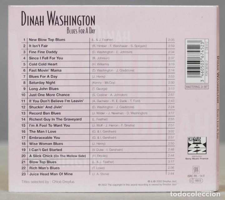 CDs de m&uacute;sica: CD. Dinah Washington &ndash; Blues For A Day - Foto 2