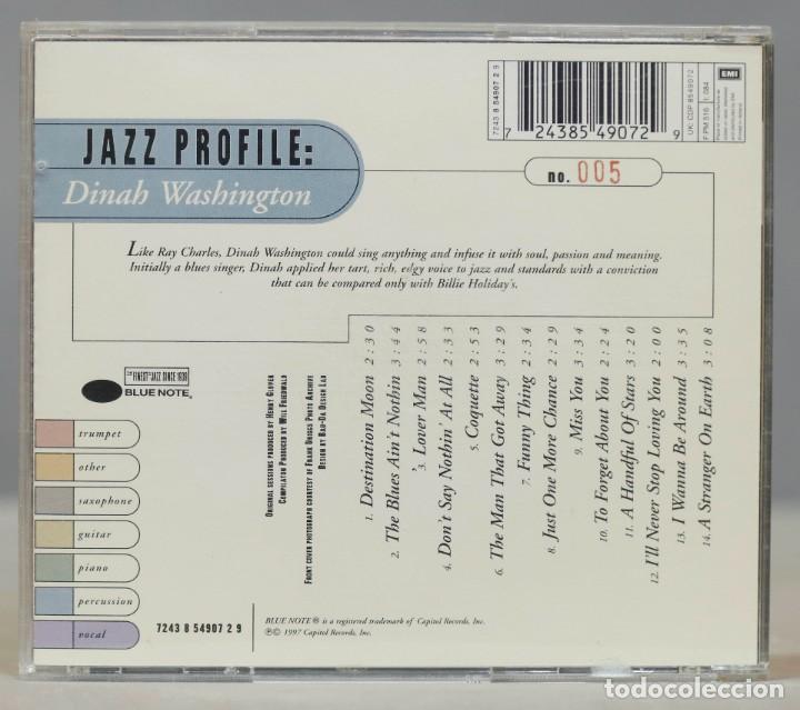CDs de m&uacute;sica: CD. Jazz Profile. Dinah Washington - Foto 2