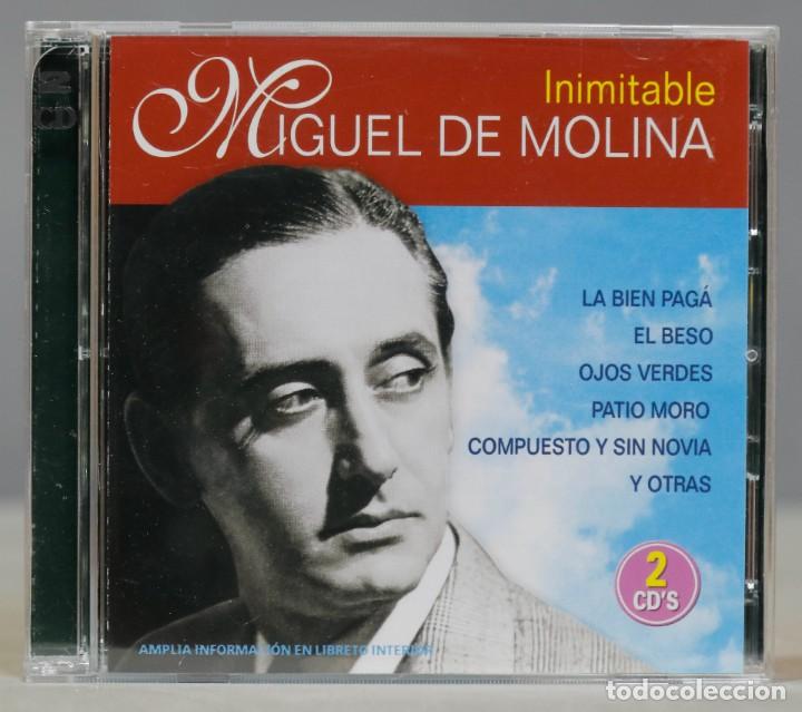 CDs de m&uacute;sica: 2 CD. INIMITABLE MIGUEL DE MOLINA - Foto 1