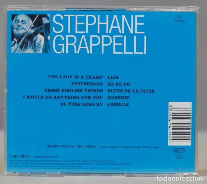 CDs de m&uacute;sica: CD. GRAPPELLI. THE LADY IS A TRAMP - Foto 2