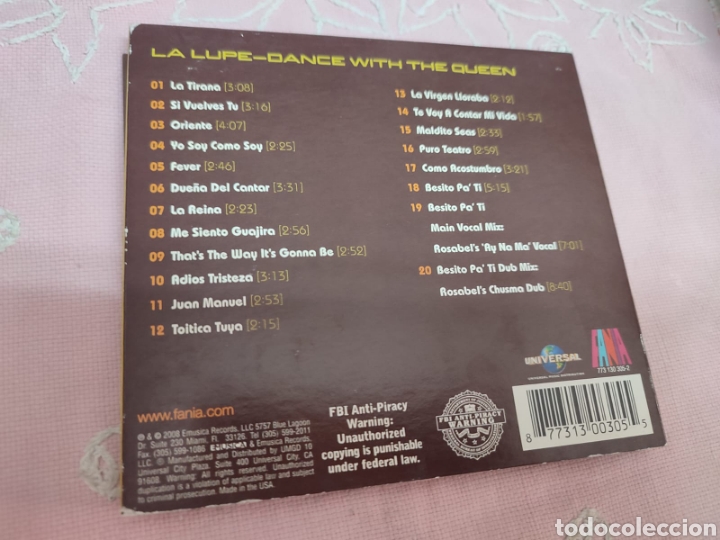 CDs de m&uacute;sica: CD La Lupe Dance with the Queen - Foto 2
