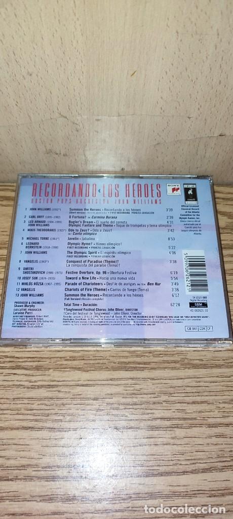 CDs de m&uacute;sica: RECORDANDO A LOS H&Eacute;ROES. JOHN WILLIAMS, VANGELIS... - Foto 2