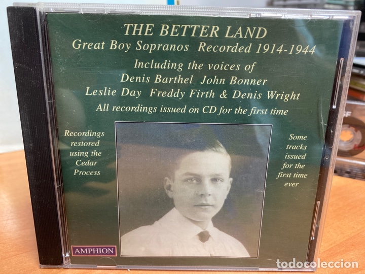 CD de M&uacute;sica: The Better Land - Great Boy Sopranos (CD) Amphion PHI CD 158