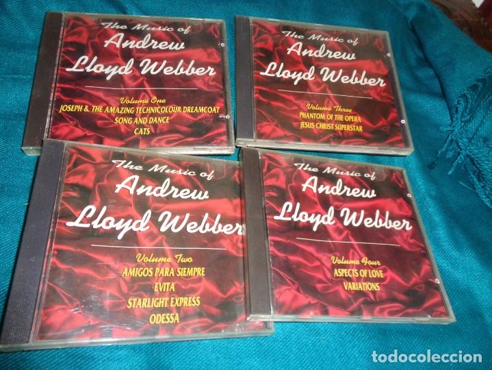 CD di Musica: THE MUSIC OF ANDREW LLOYD WEBBER. BSO. 4 CD&acute;S