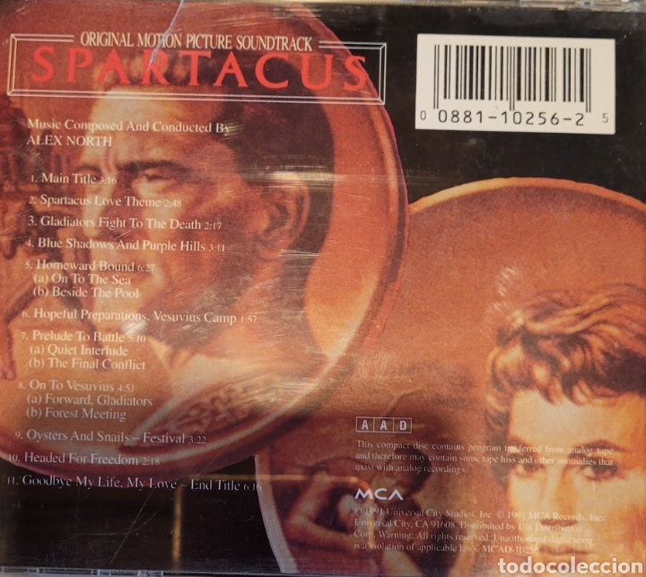 CDs de m&uacute;sica: SPARTACUS ESPARTACO - Foto 2