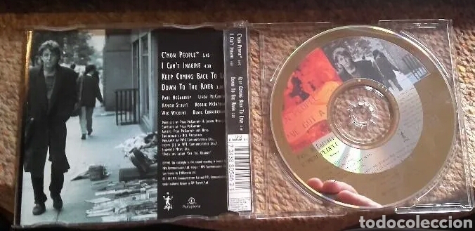 CDs de m&uacute;sica: PAUL MCCARTNEY - CMON PEOPLE. CD SINGLE 1993 - Foto 2