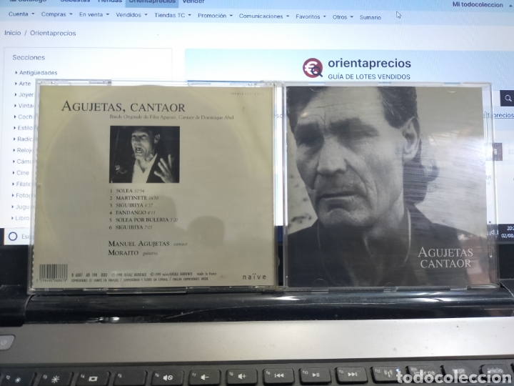 CDs de m&uacute;sica: Agujetas cantaor CD 1998 - Foto 1