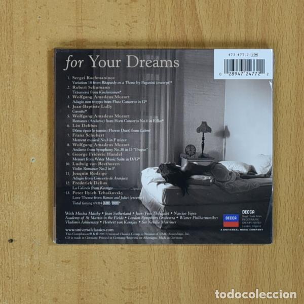 CDs de m&uacute;sica: VARIOS - FOR YOUR DREAMS - CD - Foto 2