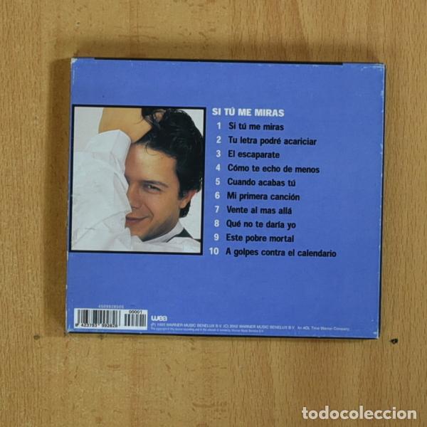 CDs de m&uacute;sica: ALEJANDRO SANZ - SI TU ME MIRAS - CD - Foto 2