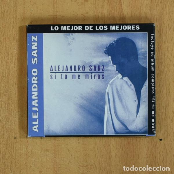 CDs de m&uacute;sica: ALEJANDRO SANZ - SI TU ME MIRAS - CD - Foto 1