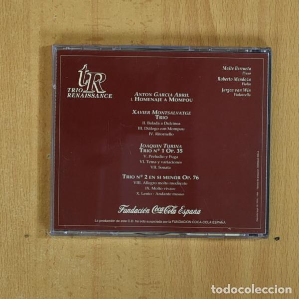 CDs de m&uacute;sica: TRIO RENAISSANCE - TRIO RENAISSANCE - CD - Foto 2