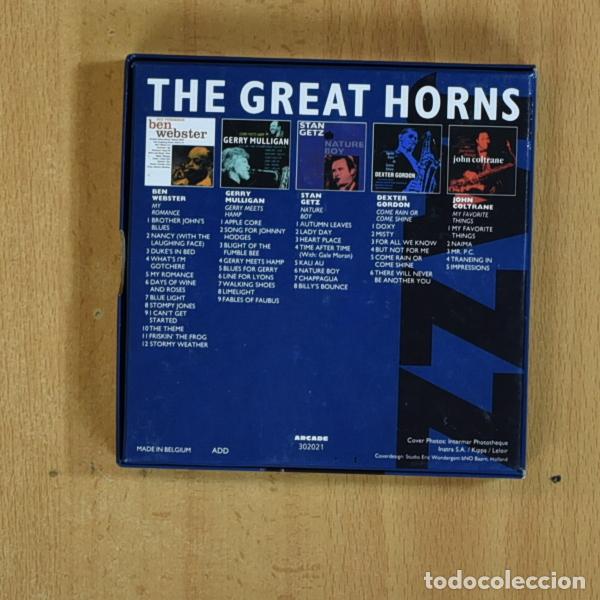 CDs de m&uacute;sica: VARIOS - THE GREAT HORNS - BOX 5 CD - Foto 2