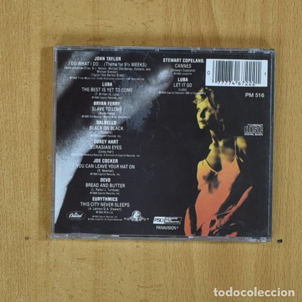 CDs de m&uacute;sica: VARIOS - 9 1 / 2 WEEKS - CD - Foto 2