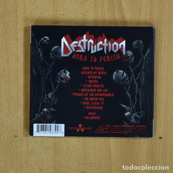 CDs de m&uacute;sica: DESTRUCTION - BORN TO PERISH - CD - Foto 2