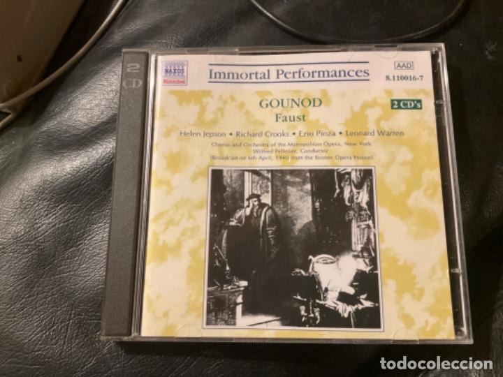 Musik-CDs: FAUST INMMORTAL PERFORMANCES GOUNOD NAXOS 1997 2CD