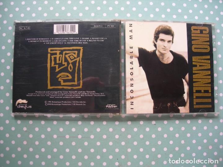 CDs de m&uacute;sica: INCONSOLABLE MAN / GINO VANNELLI / CD / 10 TEMAS / JAZZ - Foto 1