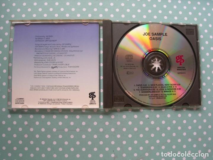 CDs de m&uacute;sica: OASIS / JOE SAMPLE / CD / 8 TEMAS / JAZZ - Foto 2