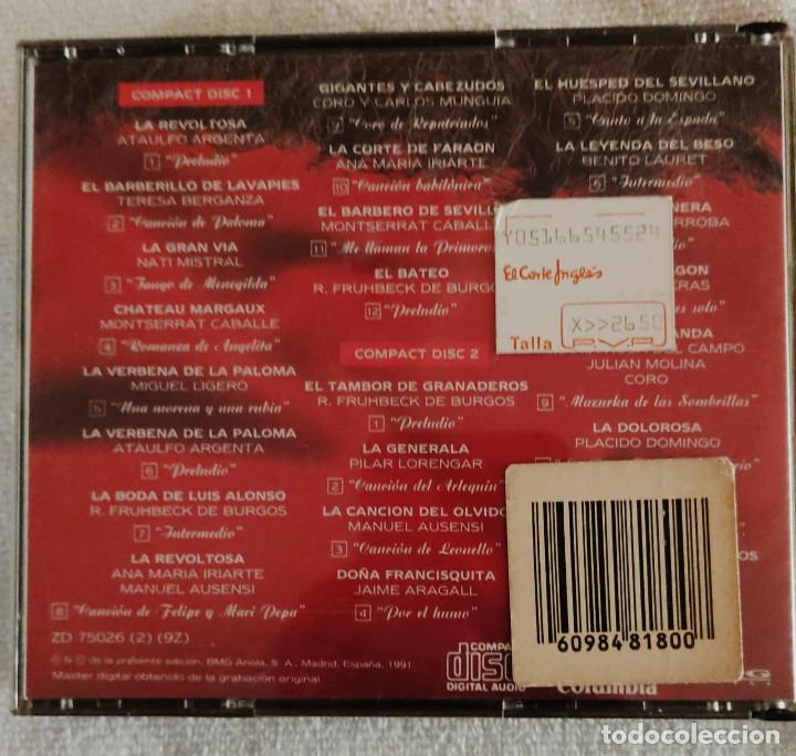 CDs de m&uacute;sica: Los 24 Grandes &Eacute;xitos De La Zarzuela. - Foto 4