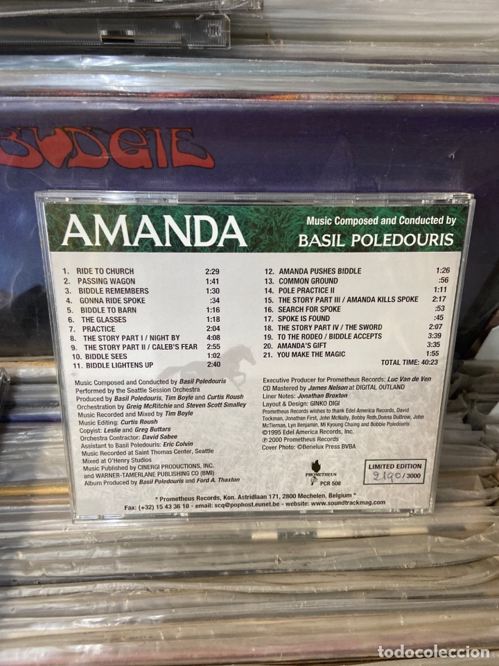 CDs de m&uacute;sica: Amanda Basil Poledouris - Foto 2