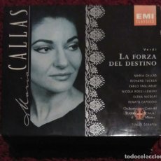 CDs de Música: MARIA CALLAS (LA FORZA DEL DESTINO - VERDI) 3 CD'S + LIBRETO 1997. Lote 354964688