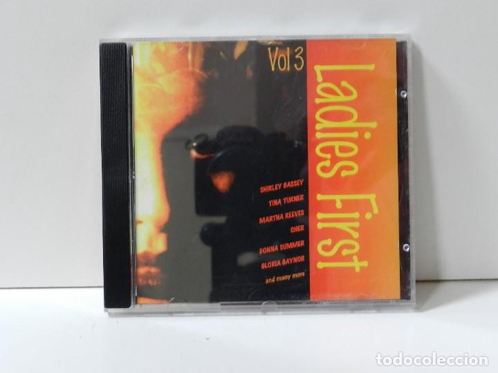 Musik-CDs: DISCO CD. Ladies First - Vol 3. COMPACT DISC.