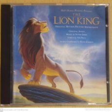 CDs de Música: B.S.O. THE LION KING - EL REY LEON - WALT DISNEY (B.S.O. EN INGLES) CD 1994 USA - ELTON JOHN. Lote 354988678