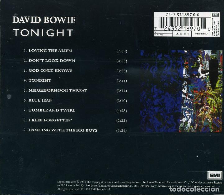 CDs de m&uacute;sica: DAVID BOWIE - TONIGHT - Foto 2
