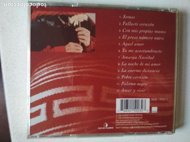 CDs de m&uacute;sica: chavela vargas, somos, 1986, - Foto 3