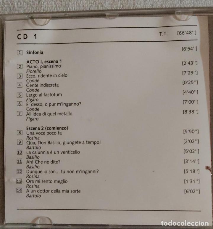 CDs de m&uacute;sica: EL BARBERO DE SEVILLA. - Foto 2