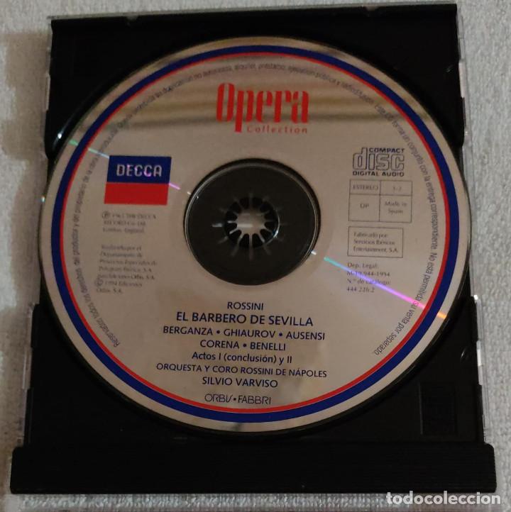 CDs de m&uacute;sica: EL BARBERO DE SEVILLA. - Foto 4