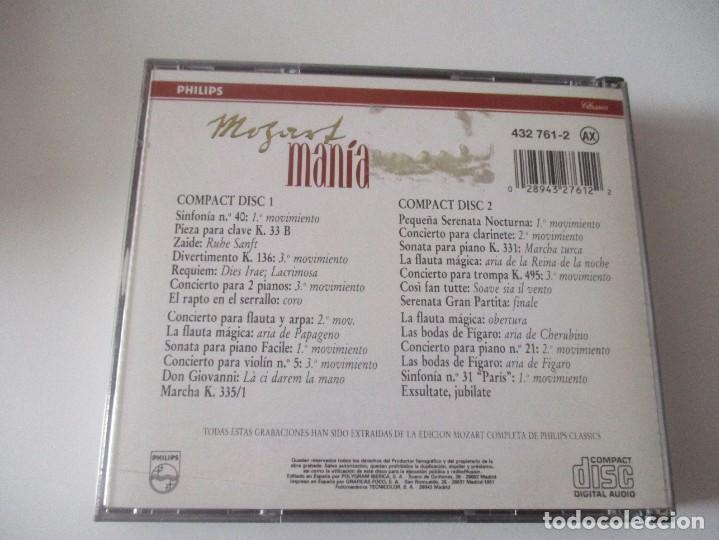 CDs de m&uacute;sica: MOZART MANIA (2 CD ) DI3970 - Foto 2