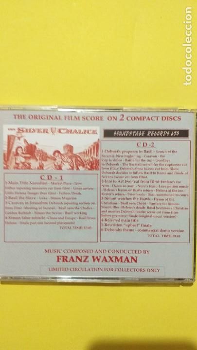 CDs de m&uacute;sica: FRANZ WAXMAN - THE SILVER CHALICE - Foto 2
